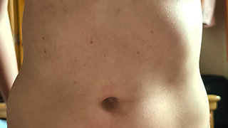 POV - Riding Him and Moaning  Skinny German Girl