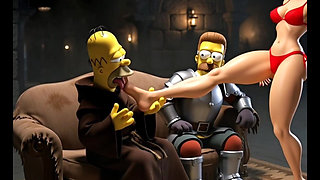 Private Cuckold Club. Exclusive 3D Simpsons Cartoon Parody