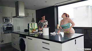 Sneaky Sex - Working Out By The Pool 1 - Abigaiil Morris