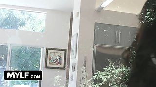 Overwhelmed step sister walks in on her step mother providing her step-bro an aged fashioned - mylf