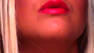 Sexy Blonde Big Tits Babe Lissa Love Is a Hot Naughty Maid Taking 9 Inches of Bwc and His Hot Cum Over Her Stomach