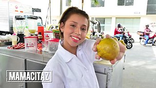 Skinny Latina Teen Jenny Lopez First Time Porn - Blowjob & Hardcore Sex With Charles Gomez