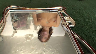 Horny MILF moans in pleasure as two huge cocks fuck her holes simultaneously