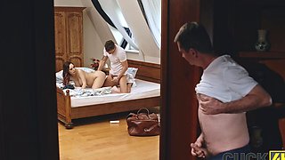 Pavlos and Jessie Clark in hot pregnant wife action