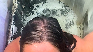 peeing in the shower