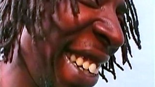 Amateur brunette fucks two big cocks