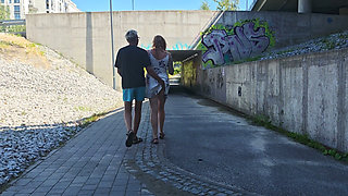 Hard Fucking in Broad Daylight on the Way From the Train Station. Blowjobs, Fucking, Cunnilingus, and More.