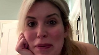 Amateur blond girl with big boobs getting fucked