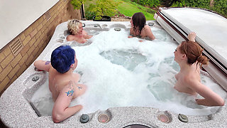 Girl Chat in the Hot Tub