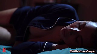 Babe tormented in a nightmare