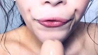 Lovely Amateur teen brunette masturbating outdoor