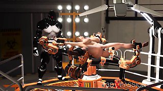 Flattering siren's 3d porn movie