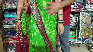 Bhabhi ko new saree ke badle mai choda
