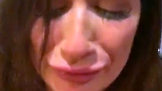 Czech amateur blowjob and fucking POV in public