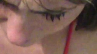 Cute Bikini Girl Face Fucked with Facial