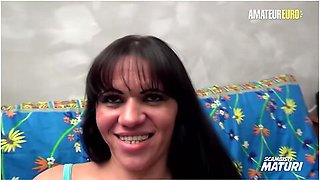 Hot Slut Floriana Banged Deep In Her Italian Twat By Mature Penis