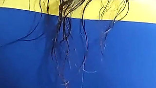 The Fan of the Brazilian Soccer Team Celebrated Her Team's Victory by Leaving My Balls Dry
