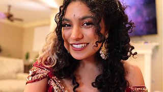 Desi Friend’s Wild POV Seduction in Brunette Hardcore