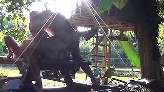 Big-Ass MILF Helene's Outdoor Adventure
