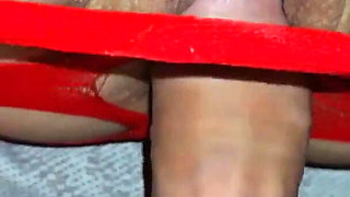 She's Being Fucked Through a Hole in Her Outfit