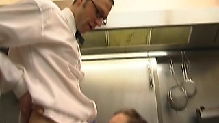 This Is a German Babe Who Got to Fuck Restaurant Chef
