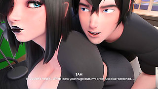 STEP-SIS WAS SURPRISED! I SAW HER BIG ASS IN LEGGINGS AND STARTED FUCKING HER LOKE A BULL!