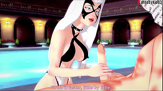Felicia Hardy,black Cat, Bikini Blowjob - Marvel