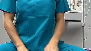 Mature Blonde Nurse Sydney Hail Masturbates at Work