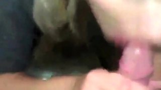 Russian Secretary Amateur Blowjob and Cum in Mouth