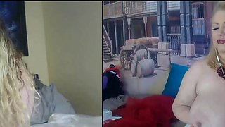 Slutty amateur flashing her big boobs in the backseat