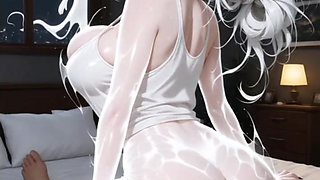 Hentai anime - Delicious horny girl gave me her ass to fuck me has tight pussy