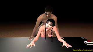 Wednesday Doggy Over The Desk