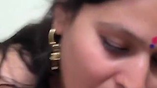 Puja Bhabhi Sucking Big Dick Riding on Monster Cock After Taking Bath