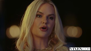VIXEN Curvy Blonde Vic Makes An Offer Oliver Cant Resist - Slimthick Vic