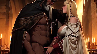 African Warriors Have Rough Sex in the Streets of Europe