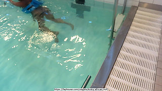 I'm Learning to Swim in the Local Nudist Clubs's Swimming Pool, Lesson 01