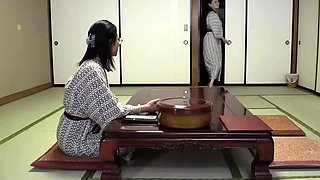 Amateur asian teen licks ass and sucks cock