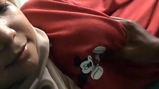 Awek Tudung Kena Ramas