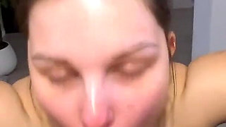 Amateur Cumslut Wife Best Blowjob and Cum Swallow