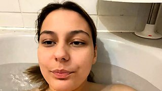 Sexy webcam brunette with big boobs