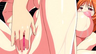 Two cute hentai girls having tender sex for the first time!