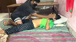 Stepsister Fucked in Home When Alone First Time by Her Stepbrother