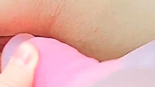 Anal Butt Plug and Beautiful Pussy. Real Wet Orgasm