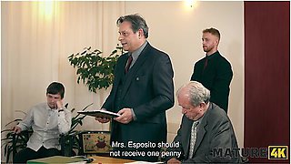 Mature Woman With Big Tits Cheated On Her Husband And Ended Up In Court - Lilian Black