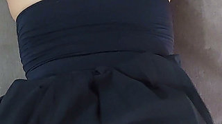 My Stepsister Wasn't Wearing Anything Under Her Miniskirt on Purpose, and Her Irresistible Ass Was Too Tempting