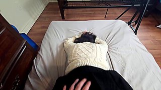 Small-Tits Cutie Begs Big Cock for Creampie