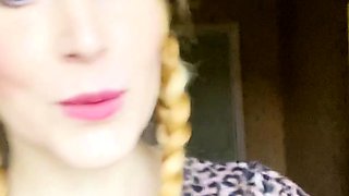 Amateur curvy redhead milf creampied