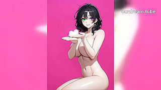 Dark Haired Fair Skin Hentai Girls Who Do It All (AI Compilation)