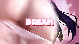 Cum All Over Pink-Haired Slut - Huge Tits, Tongue Out, Gagging On Thick Cock AI Generated