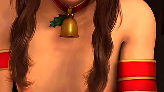 Aerith Xmas POV Cowgirl Ride - Final Fantasy 7 3D Animation